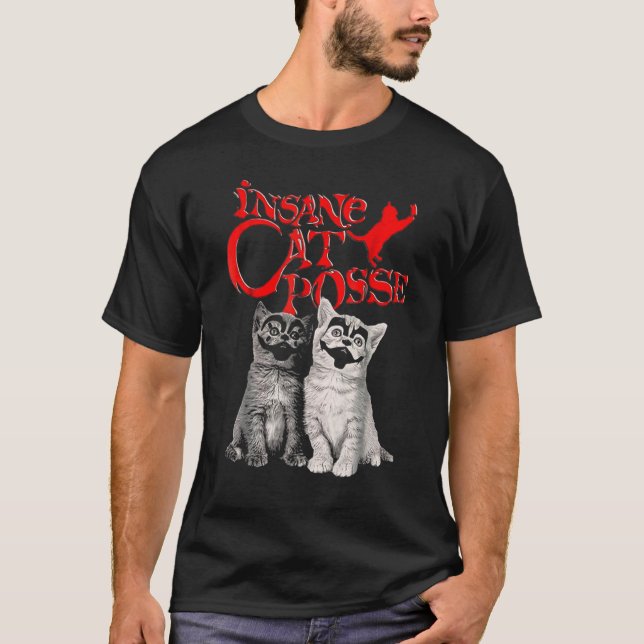 Camiseta Cat Insane Cat Posse (Frente)