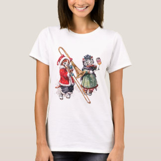 Camiseta Cat Joga Trombone na Neve