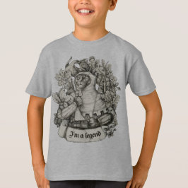 Camiseta Cat Knight vintage impressão