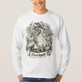 Camiseta Cat Knight vintage impressão