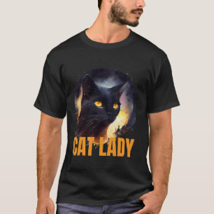 Camiseta Cat Lady For Kamala Harris Design único