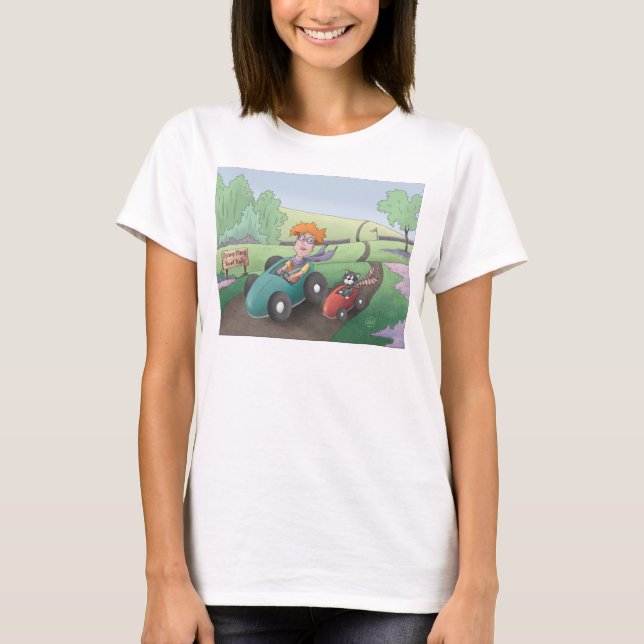 Camiseta Cat Lady Road Rally T Shirt (Frente)