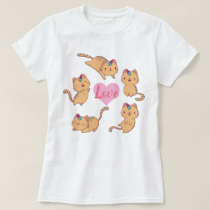 Camiseta Cat Love T-Shirt