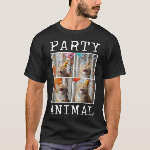 Camiseta Cat Lover Animal Pensava Que Feliz Aniversário De 