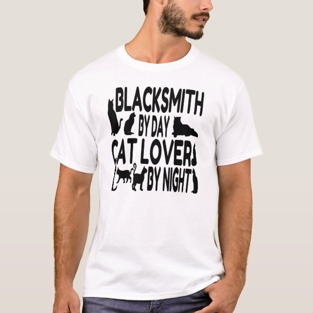 Camiseta Cat Lover Blacksmith (Frente)