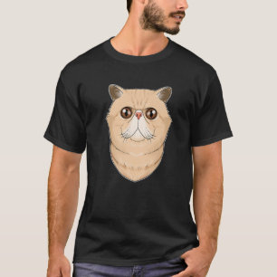 Camiseta Cat Lover I Cat Face I Exótico Shore Cat