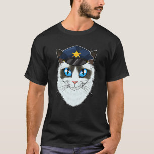 Camiseta Cat Lover I Policial I Polícia Ragdoll Cat
