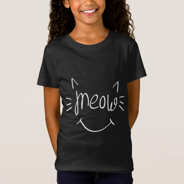 Camiseta Cat Lover Meow (Frente)