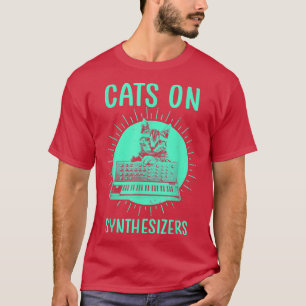 Camiseta Cat Lover Music Lover Musical Synthes Eletrônico