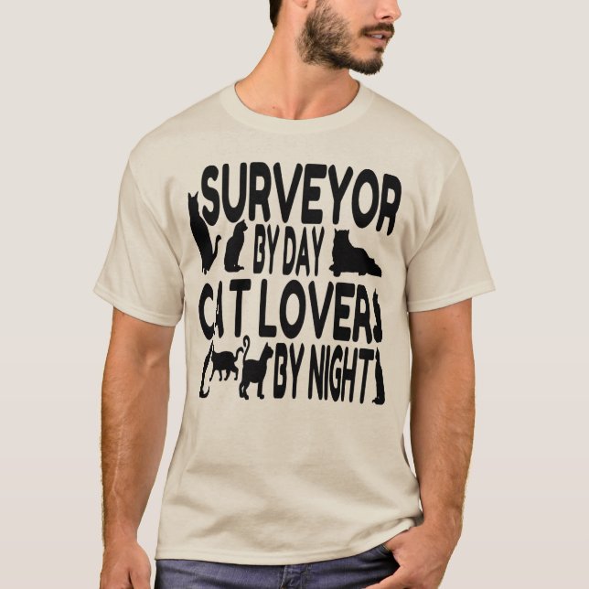 Camiseta Cat Lover Surveyor (Frente)