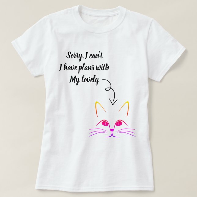 Camiseta Cat Lover Svg, Pele Mãe Svg, Cat Svg, t-shirt de g (Frente do Design)