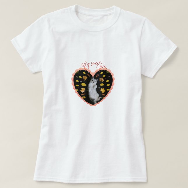 Camiseta Cat Lover Tee (Frente do Design)
