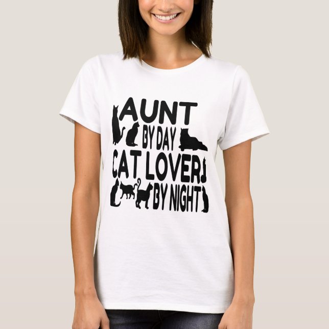 Camiseta Cat Lover tia (Frente)