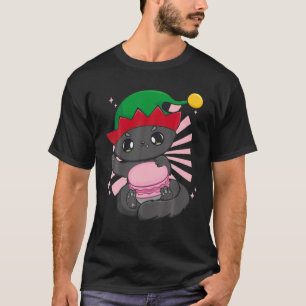 Camiseta Cat Macaron Cute Anime Manga Elf Kawaii Neko Otaku