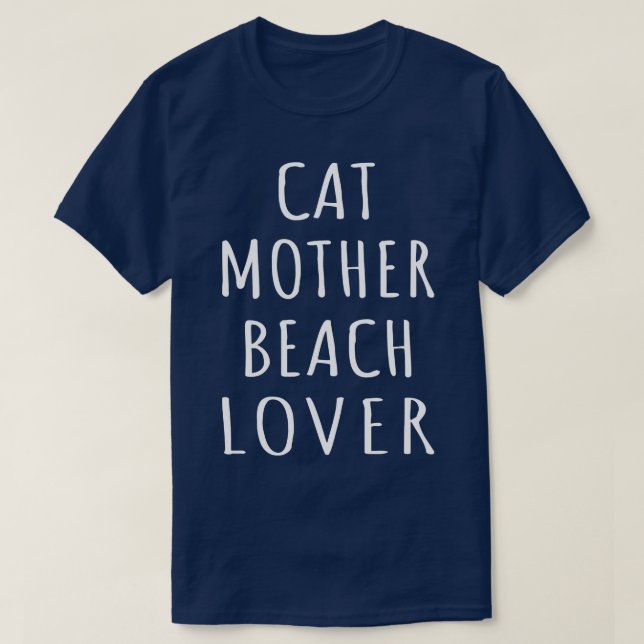 Camiseta Cat Madre Beach Lover I (Frente do Design)