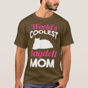 Camiseta Cat Madre Ragdoll Mãe