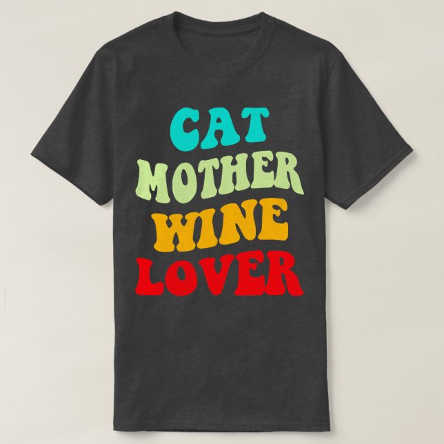 Camiseta Cat Madre Wine Lover III (Frente do Design)