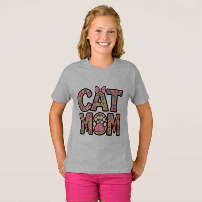 Camiseta Cat Mãe (Frente Completa)