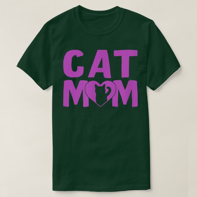 Camiseta Cat Mãe (Frente do Design)