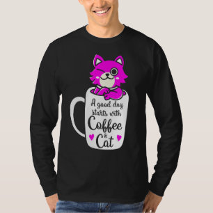 Camiseta Cat Mãe Animais Recuperados Salvamento Animal Cat 