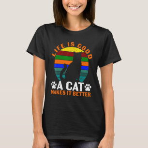 Camiseta Cat Mãe Animais Recuperados Salvamento Animal Cat