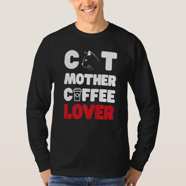 Camiseta Cat Mãe Café (Frente)