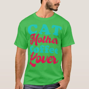 Camiseta Cat Mãe Café Lover 96