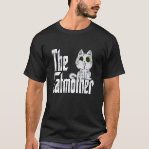 Camiseta Cat Mãe Catmãe Cama Gato Gato-Mãe Mamãe-Gatinho