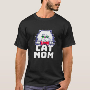 Camiseta Cat Mãe, eu não sou Solteiro. Eu tenho um Gato c