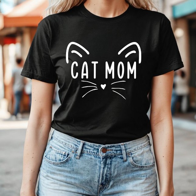 Camiseta Cat Mãe | Gato Divertido Bonito Mãe (Criador carregado)