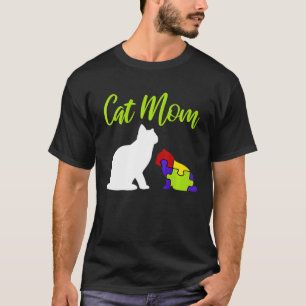 Camiseta Cat Mãe Orud Autismo Mãe Asperger ASD Autista
