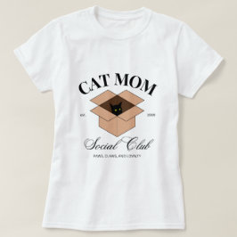 Camiseta Cat Mãe Social Club - Gatos, Animais, Animais, Ani