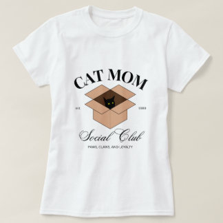Camiseta Cat Mãe Social Club - Gatos, Animais, Animais, Ani