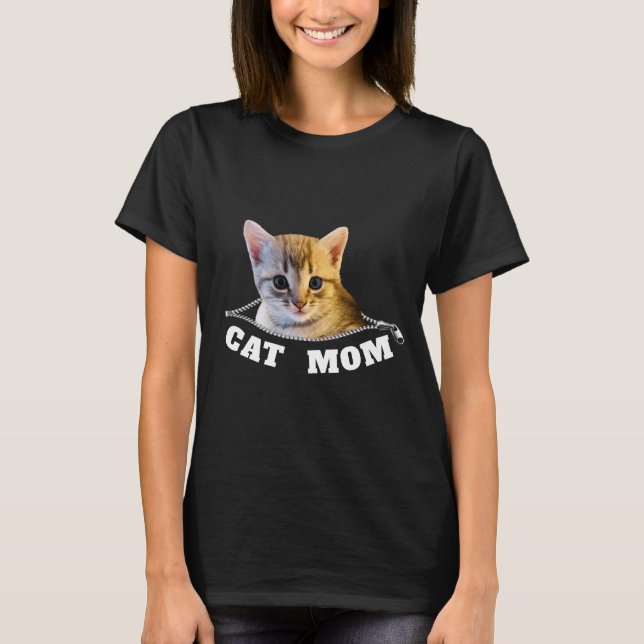 Camiseta Cat Mãe T-Shirt (Frente)