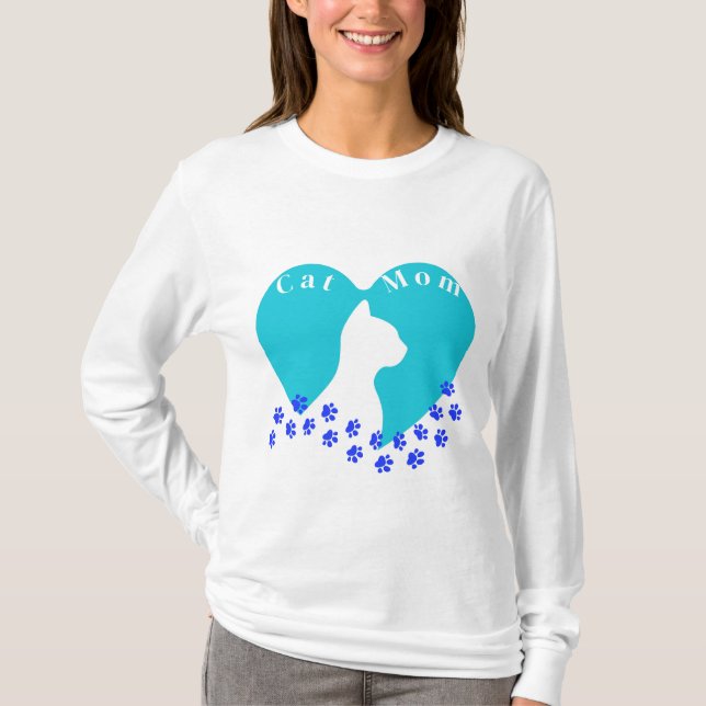 Camiseta Cat Mãe T-Shirt (Frente)
