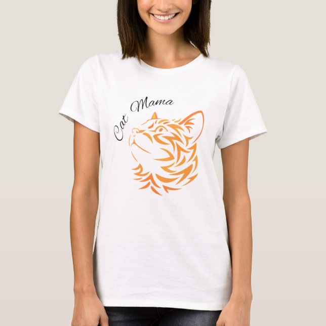 Camiseta Cat Mama (Frente)
