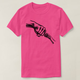 Camiseta Cat Mamãe Fist Bump Shirt