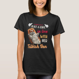 Camiseta Cat Mamãe só uma garota apaixonada por sua van tur