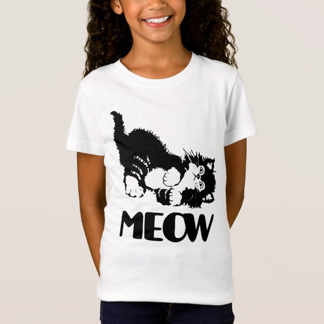 Camiseta Cat Meow (Frente)