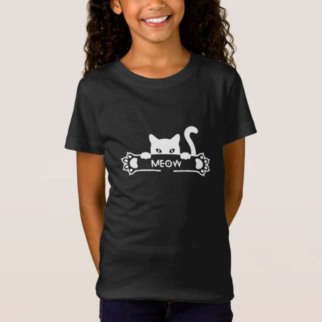 Camiseta Cat Meow (Frente)