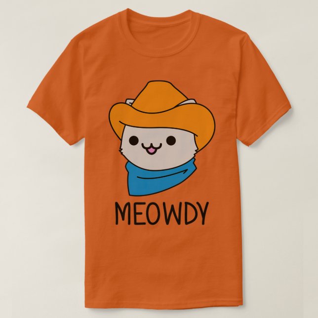 Camiseta Cat Meowdy (Frente do Design)