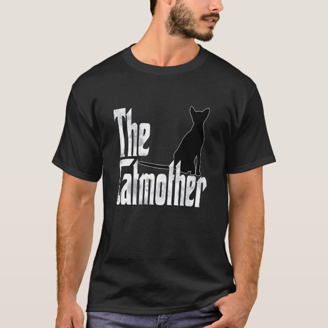Camiseta Cat Mom Catmother Black Cat Mother Kitty Mommy  5 (Frente)