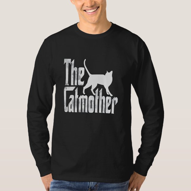 Camiseta Cat Mom Catmother Cat Mother Kitty Mommy  1 (Frente)