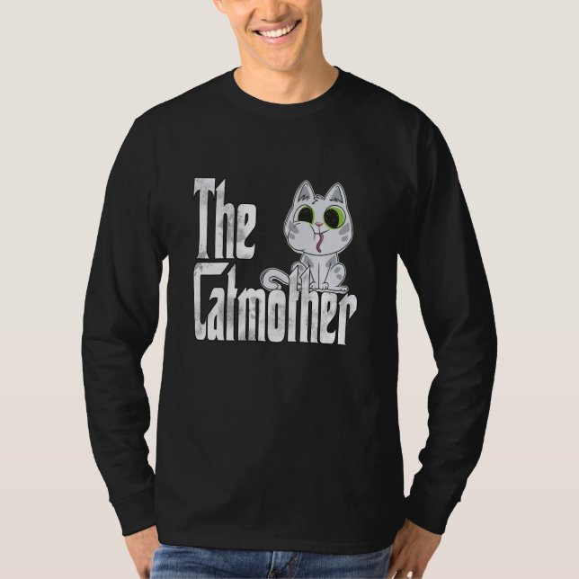 Camiseta Cat Mom Catmother Cute Cat Mother Kitty Mommy (Frente)