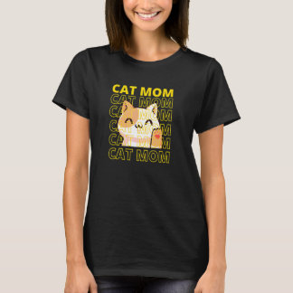 Camiseta Cat Mom  kitty kitten pPet for Women