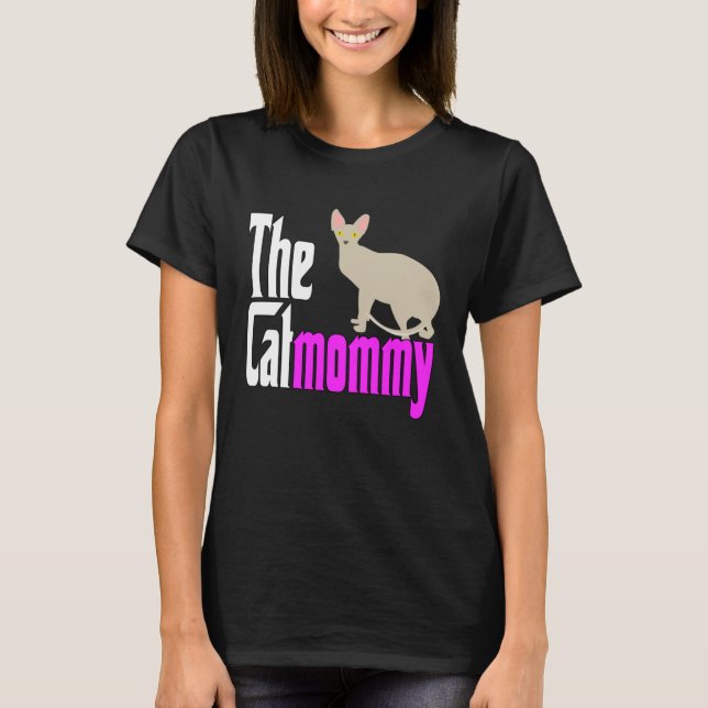 Camiseta Cat Mom The Catmother Crazy Cat Mother Kitty Mommy (Frente)