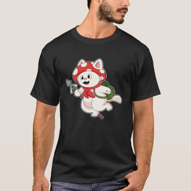 Camiseta Cat Mushroom (Frente)