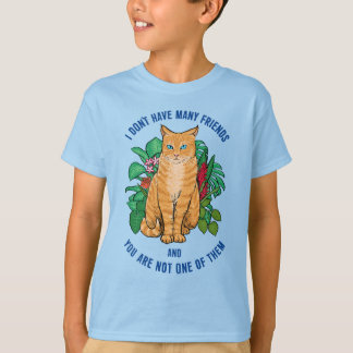 Camiseta Cat não é amigável