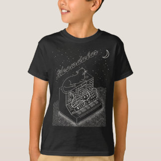 Camiseta Cat no sintetizador Modular Synth Funny