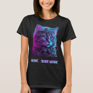 Camiseta Cat nope apenas não faça a escuta de Ragdolly retr